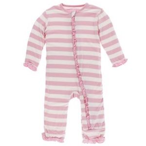 Kickee pants pink lotus coverall